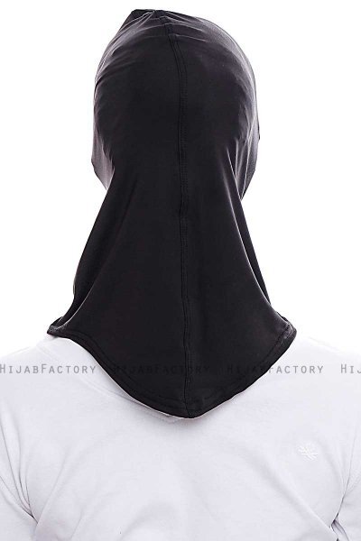 Pinar - Schwarz Sport Hijab - Ecardin