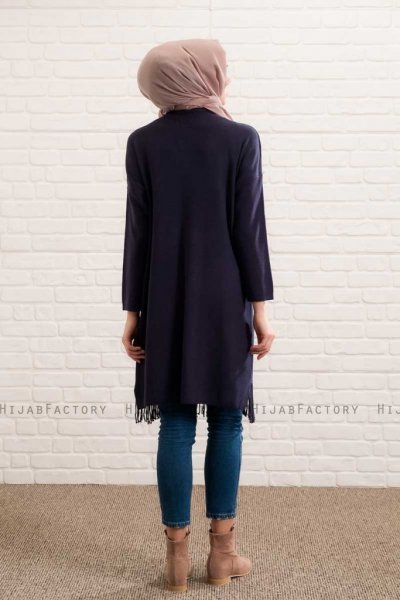 River - Navy Blau Tunika - Lysa Studio