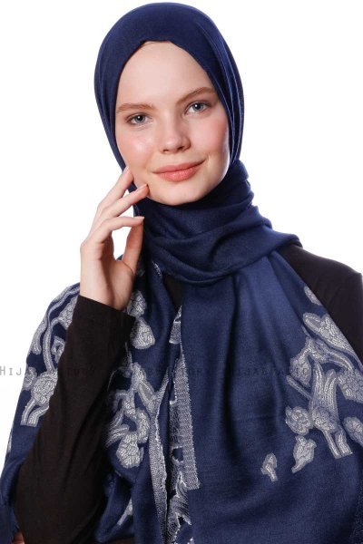 Roshan - Navy Blau Hijab - Özsoy