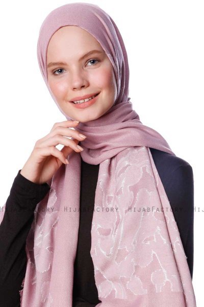 Roshan - Dunkles Altrosa Hijab - Özsoy