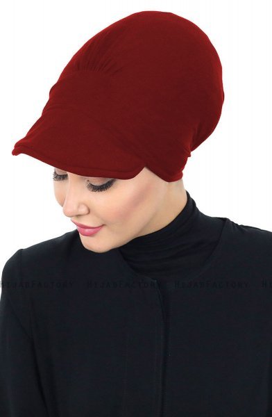 Sandra - Bordeaux Baumwolle Turban - Ayse Turban