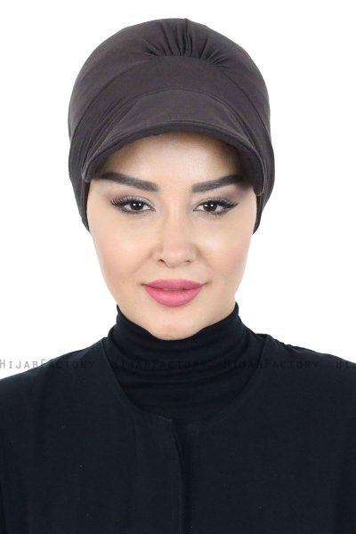 Sandra - Braun Baumwolle Turban - Ayse Turban