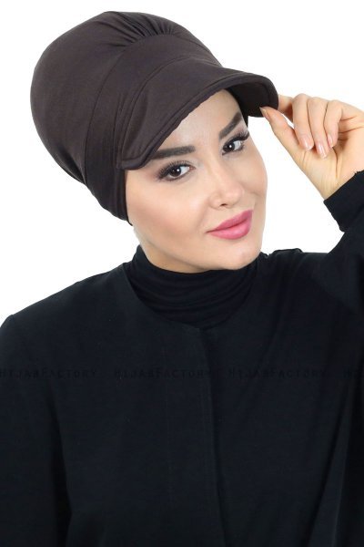 Sandra - Braun Baumwolle Turban - Ayse Turban