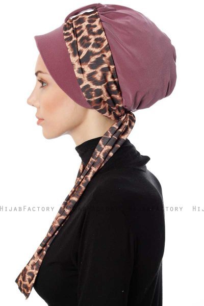 Sanem - Dunkelrosa Turban