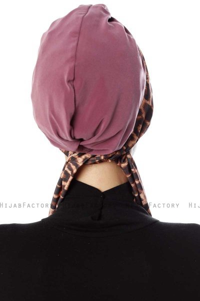 Sanem - Dunkelrosa Turban
