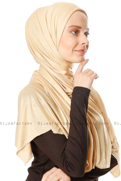 Seda - Gelb Jersey Hijab - Ecardin