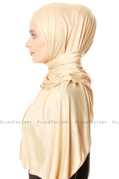 Seda - Gelb Jersey Hijab - Ecardin