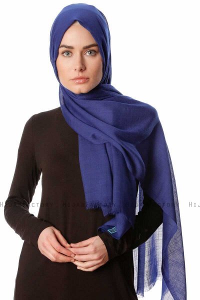 Selma - Dunkelblau Hijab - Gülsoy