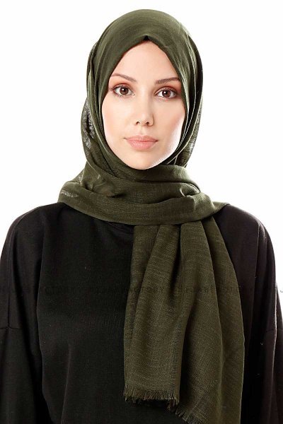 Selma - Dunkelgrün Hijab - Gülsoy
