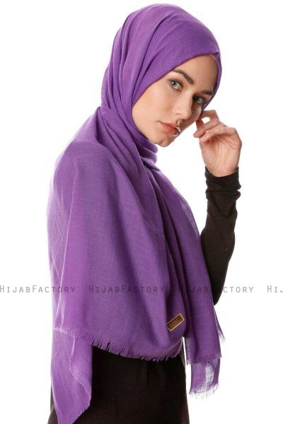 Selma - Dunkelviolett Hijab - Gülsoy