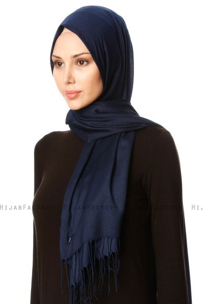 Semahat - Navy Blau Hijab - Özsoy