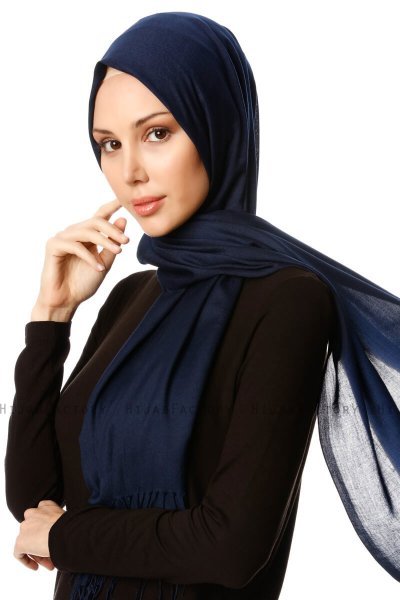 Semahat - Navy Blau Hijab - Özsoy