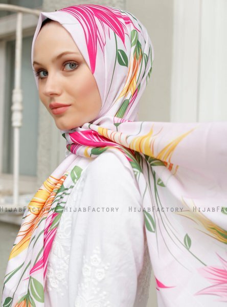 Yumna - Altrosa Gemustertes Hijab