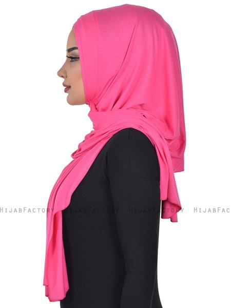 Sofia - Fuchsie Baumwolle Praktisch Hijab