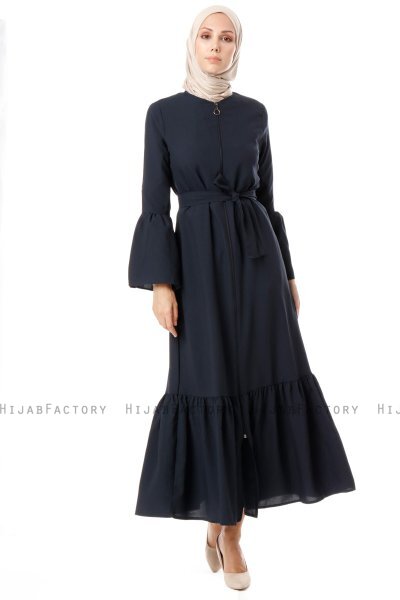 Soraya - Navy Blau Abaya - Miss Cazibe