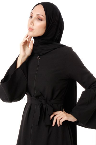 Soraya - Schwarz Abaya - Miss Cazibe
