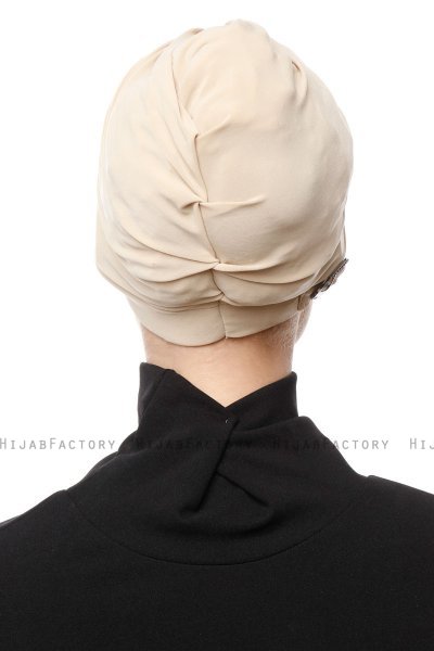 Sumeyye - Beige Turban