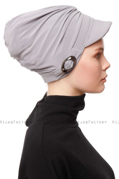 Sumeyye - Hellgrau Turban