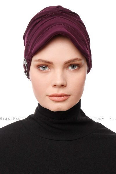 Sumeyye - Pflaume Turban