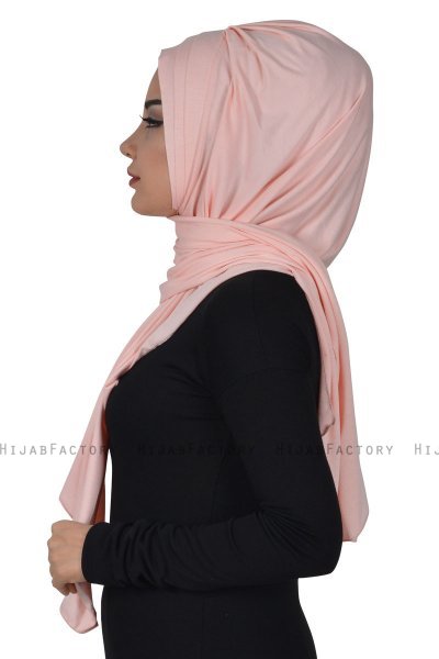 Tamara - Altrosa Baumwolle Praktisch Hijab