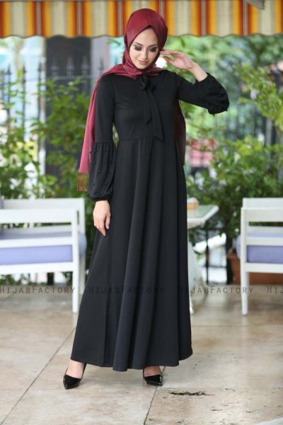 Tiana - Schwarz Kleid - Insirah