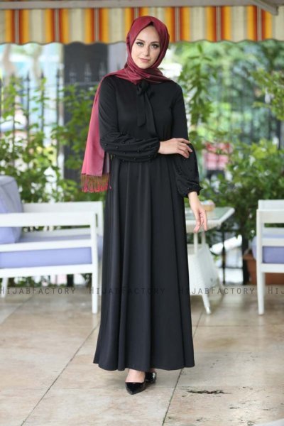 Tiana - Schwarz Kleid - Insirah