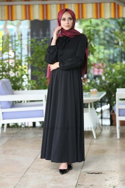 Tiana - Schwarz Kleid - Insirah