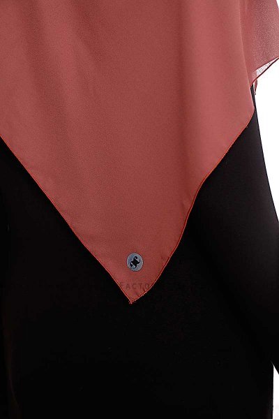 Yara - Clay Praktisch Fertig Crepe Hijab