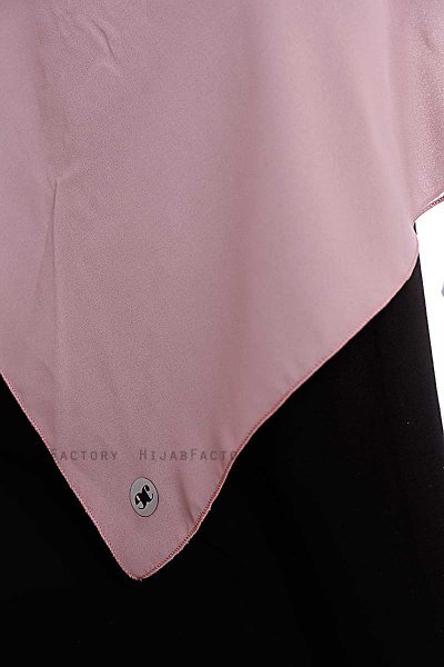 Yara - Dunkelrosa Praktisch Fertig Crepe Hijab