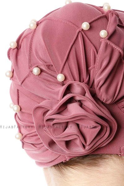 Yaren - Helles Lila Crepe Chiffon Turban - Sehr-i Sal