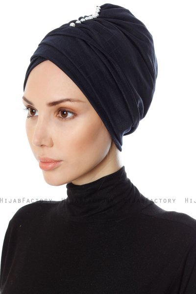Yonca - Navy Blau Turban