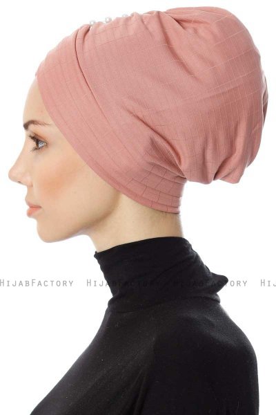 Yonca - Dunkelrosa Turban