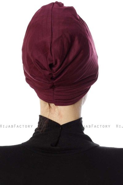 Yonca - Pflaume Turban