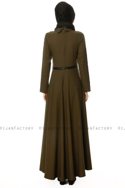 Yussra - Khaki Kleid - Burun
