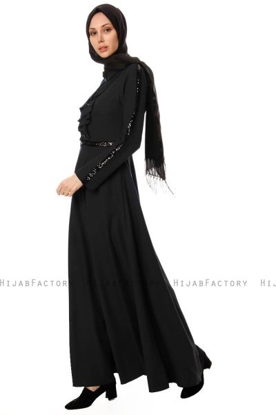 Yussra - Schwarz Kleid - Burun