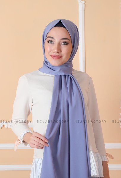 Zahra - Denim Krepp Hijab - Mirach