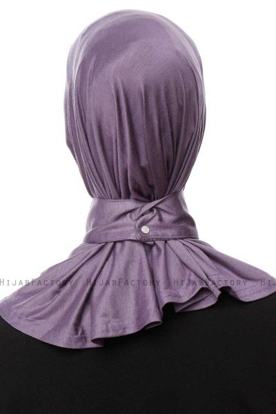 Zeliha - Lila Praktisch Viscose Hijab