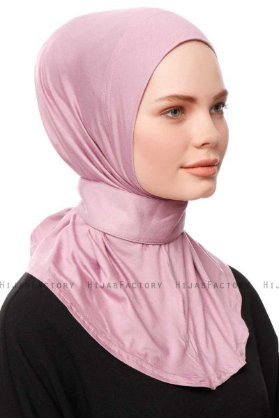 Zeliha - Lila Praktisch Viscose Hijab