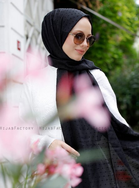 Malika - Schwarz Hijab - Sal Evi