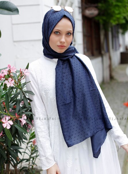 Malika - Navy Blau Hijab - Sal Evi