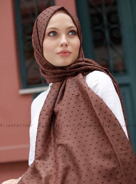 Malika - Dunkelbraun Hijab - Sal Evi