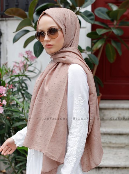 Malika - Hellbraun Hijab - Sal Evi