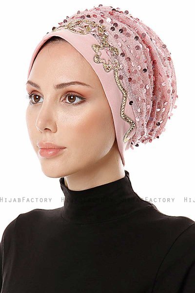 Zuleyha - Altrosa Turban