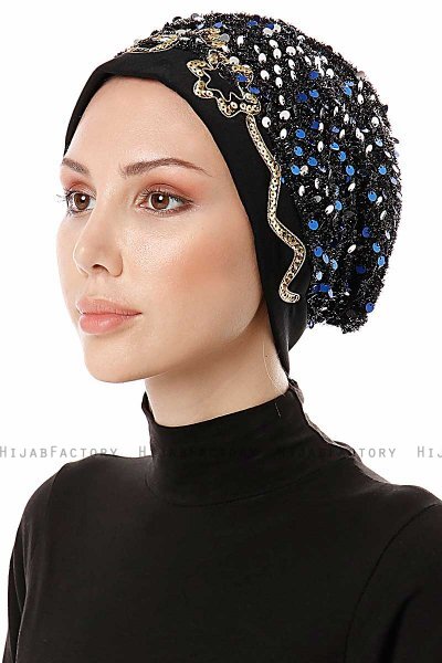 Zuleyha - Navy Blau Turban