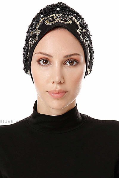 Zuleyha - Schwarz Turban